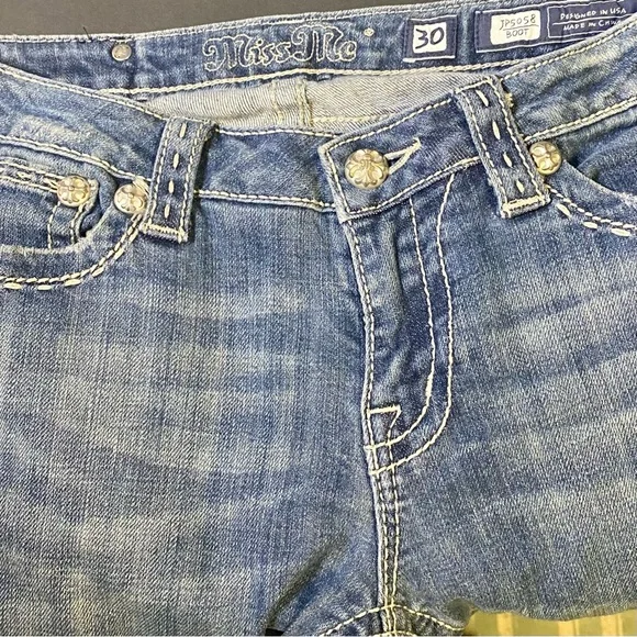 Miss Me Women's Classic Blue Boot Cut Jeans - Picture 8 of 13